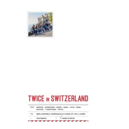 트와이스 (TWICE) - TWICE TV5 : TWICE IN SWITZERLAND PHOTOBOOK