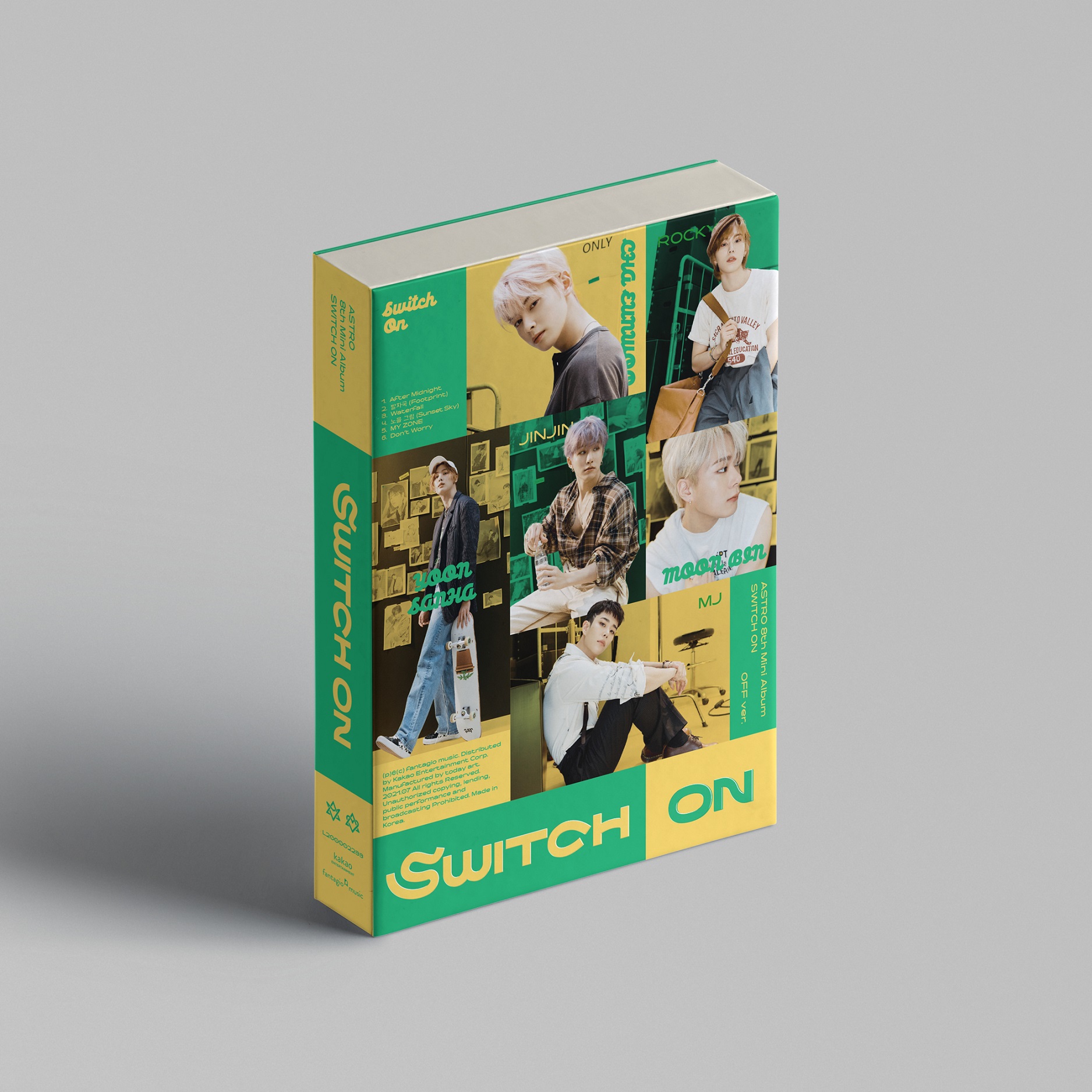 아스트로(ASTRO) - 8th Mini Album SWITCH ON 2종 中 1종 랜덤